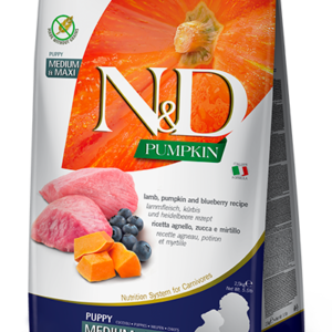 N&D Pumpkin -  Lamb & blueberry Puppy Medium & Maxi