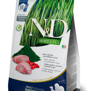 N&D Spirulina - Lamb, Spirulina and Wolfberry adult medium & maxi