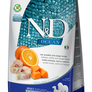 N&D Ocean -   Cod, Pumpkin & Orange Adult Medium & Maxi