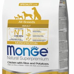 Monge - Natural Superpremium All Breeds Adult Monoprotein Pollo con Riso e Patate (Copia)