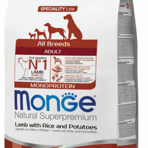 Monge - Natural Superpremium All Breeds Adult Monoprotein Agnello con Riso e Patate (Copia)