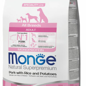 Monge - Natural Superpremium All Breeds Adult Monoprotein Maiale con Riso e Patate (Copia)