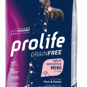 Prolife - Grain Free Adult Sensitive Pork & Potato - Mini (Copia)