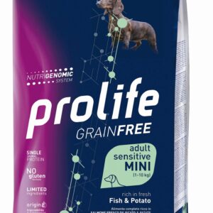 Prolife -  Grain Free Adult Sensitive Fish & Potato - Mini (Copia)