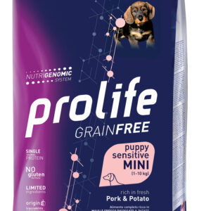 Prolife -  Grain Free Puppy Sensitive Pork & Potato - Mini (Copia)